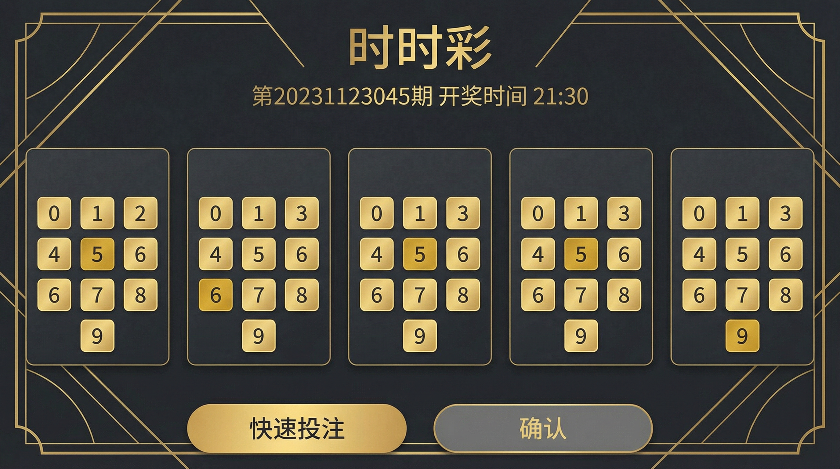 时时彩游戏界面